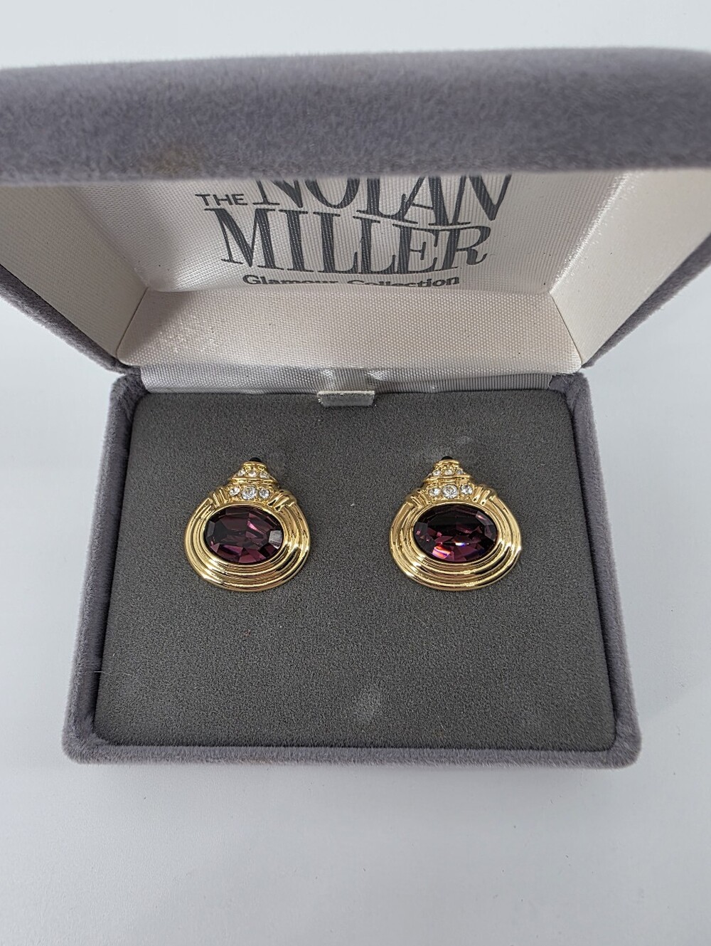 Nolan Miller Vintage Glamour Collection Europa Clip On Earrings